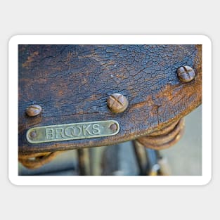 Brooks vintage bicycle saddle Sticker